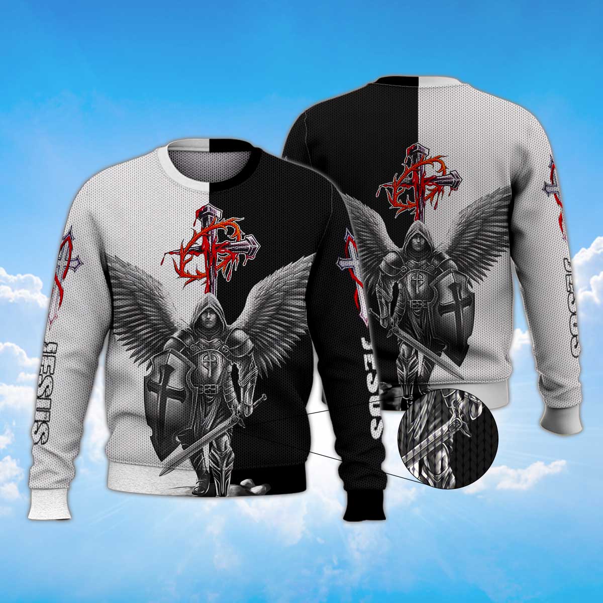 angel-warrior-jesus-sweater