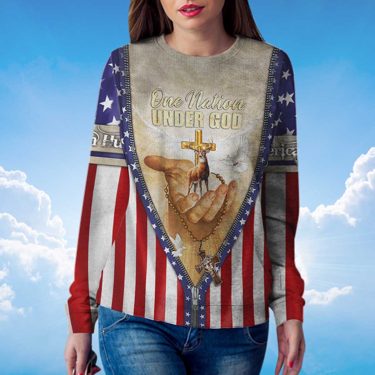 american-hunter-sweater-one-nation-under-god-sweater