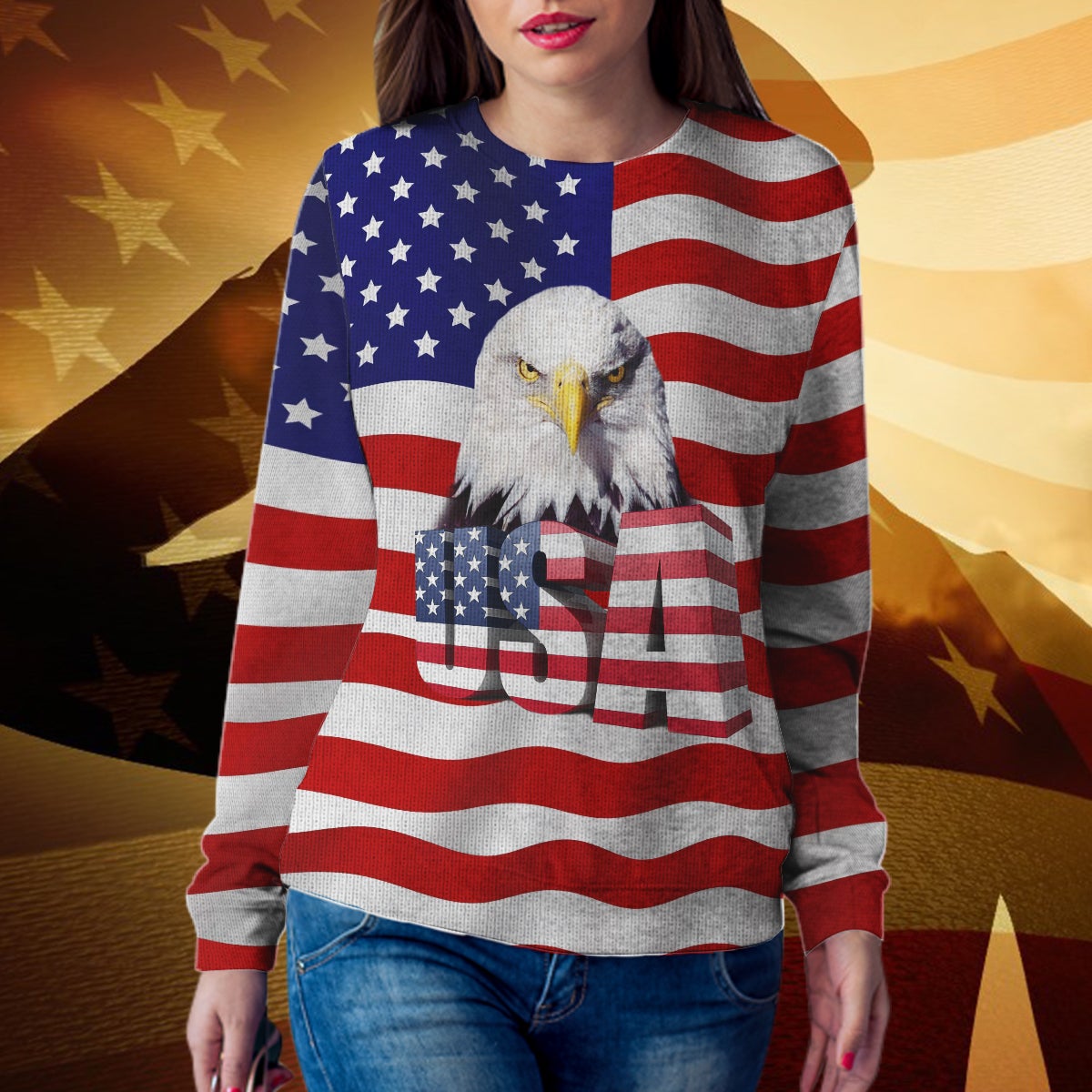 america-flag-and-eagle-3d-sweater