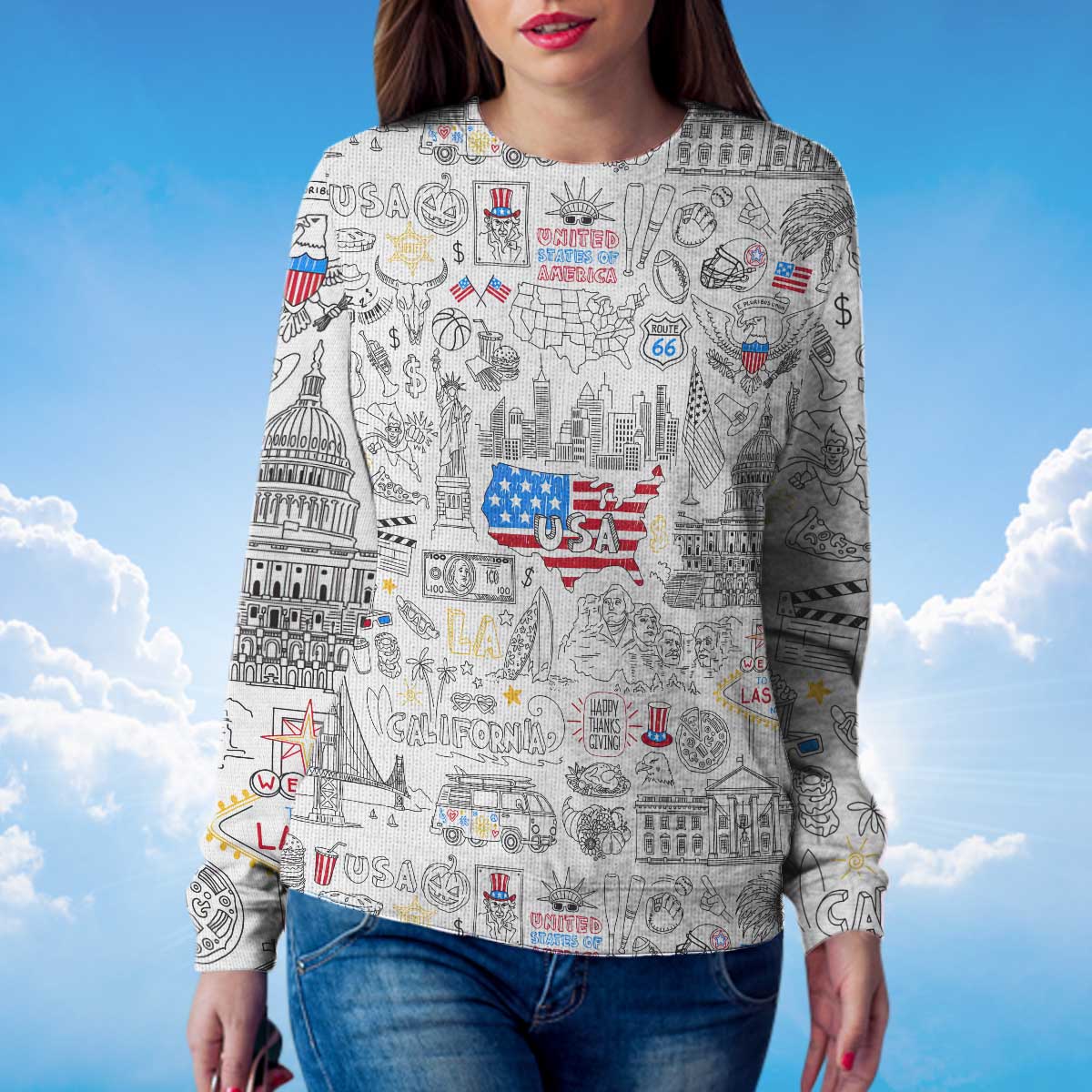 american-symbol-flag-sweater-america-lover-sweater