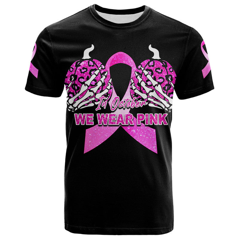 custom-personalised-breast-cancer-t-shirt-save-the-pumpkins-black-style