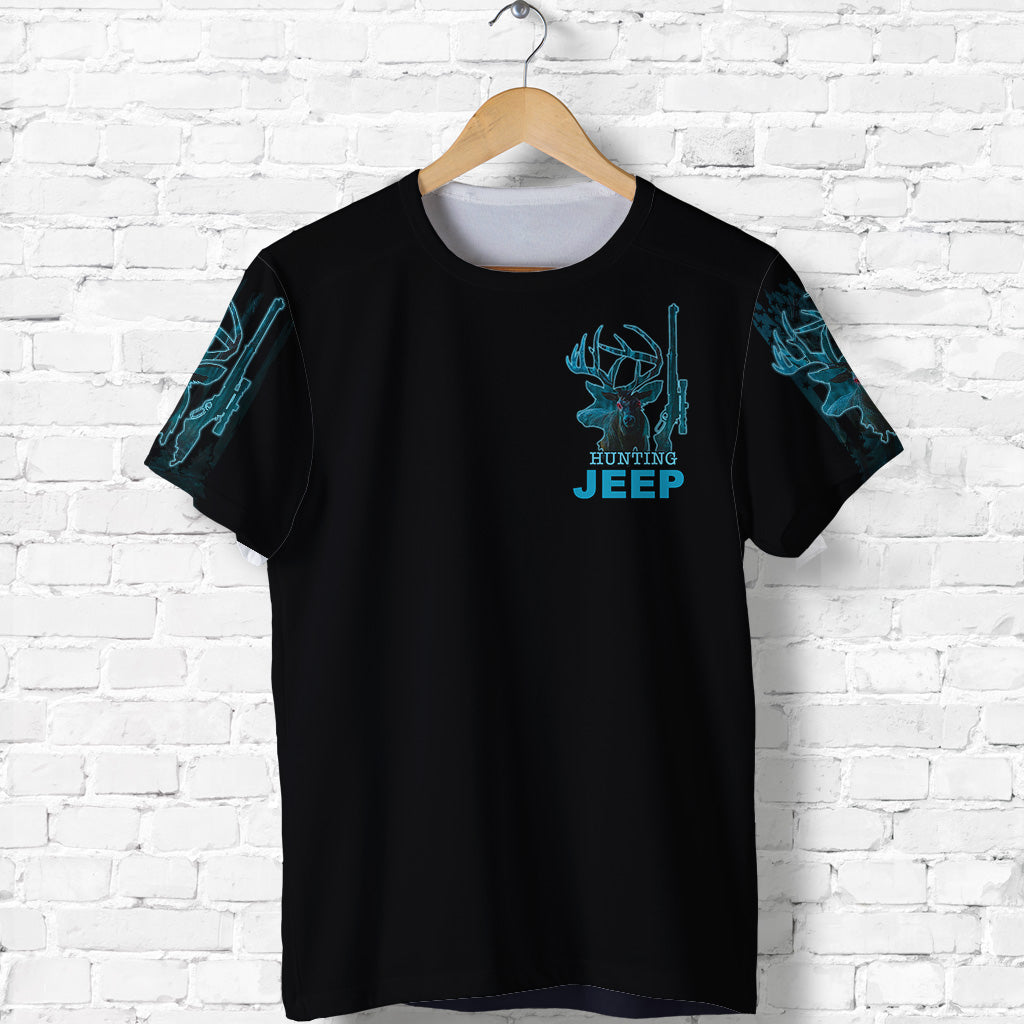 Hunting Jeep Wrangler T Shirt - Deer Hunter No.2 LT6