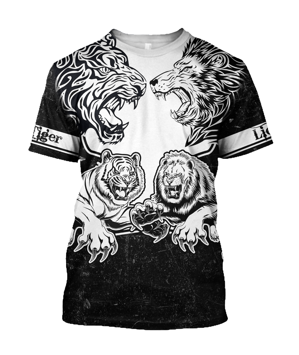 lion-vs-tiger-warrior-tattoo--3d-all-over-printed--unisex-shirts