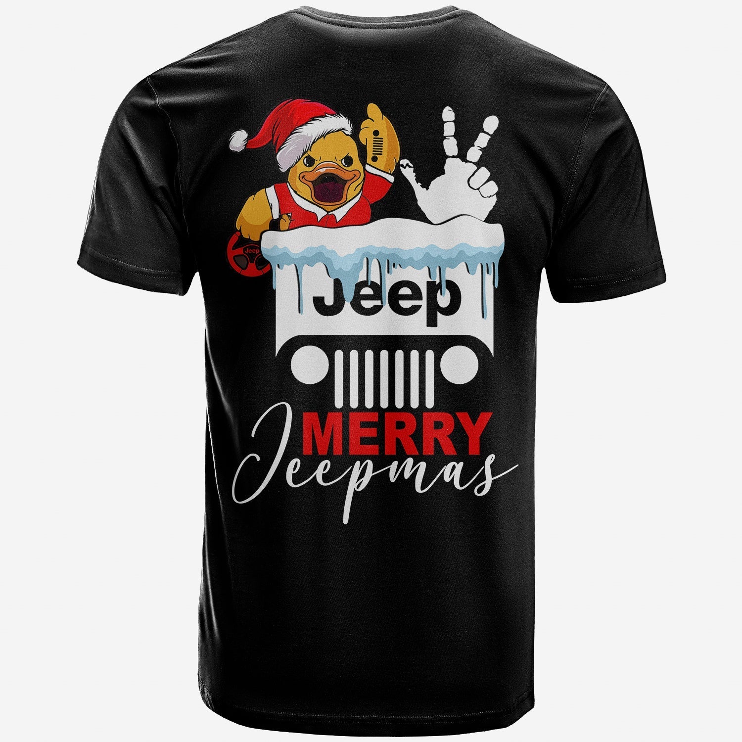 T Shirt JEEP - Duck Duck Jeep Chistmas LT6