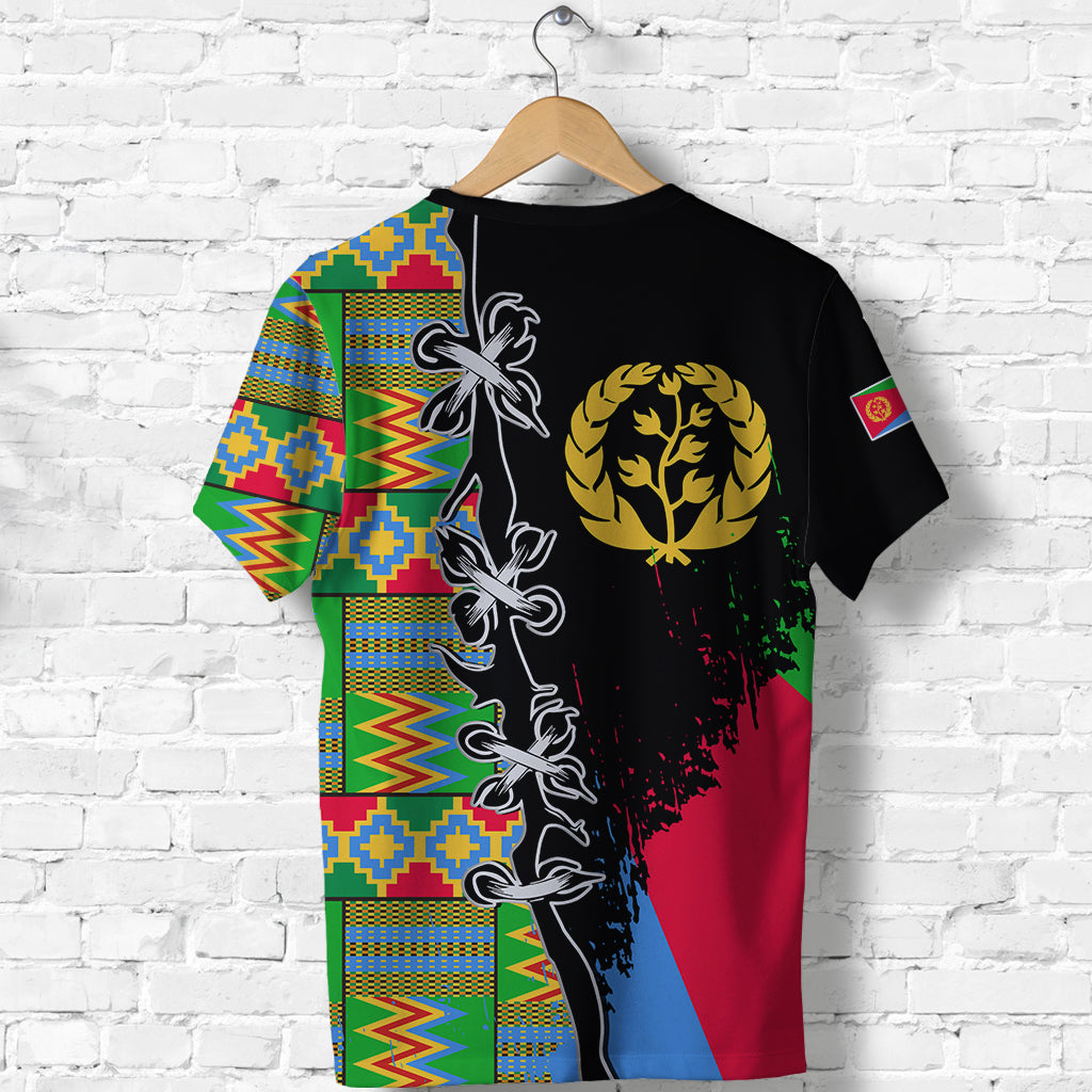 (Custom Personalised) Eritrea T Shirt Knot African Pattern LT13