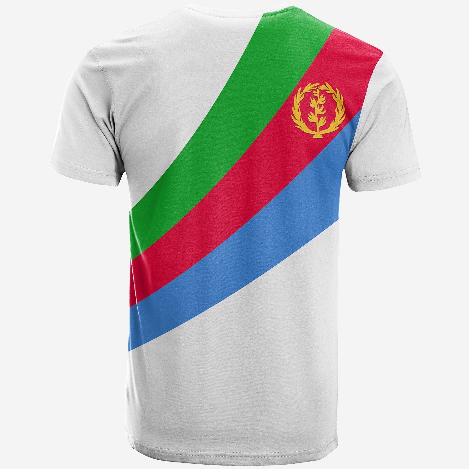 (Custom Personalised) Eritrea T Shirt Style Flag White LT13