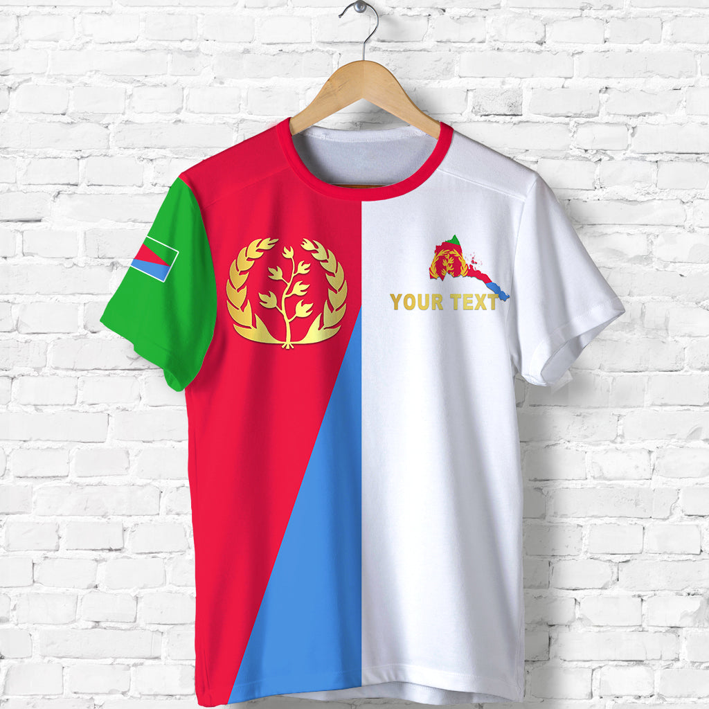 (Custom Personalised) Eritrea T Shirt Style Flag LT13