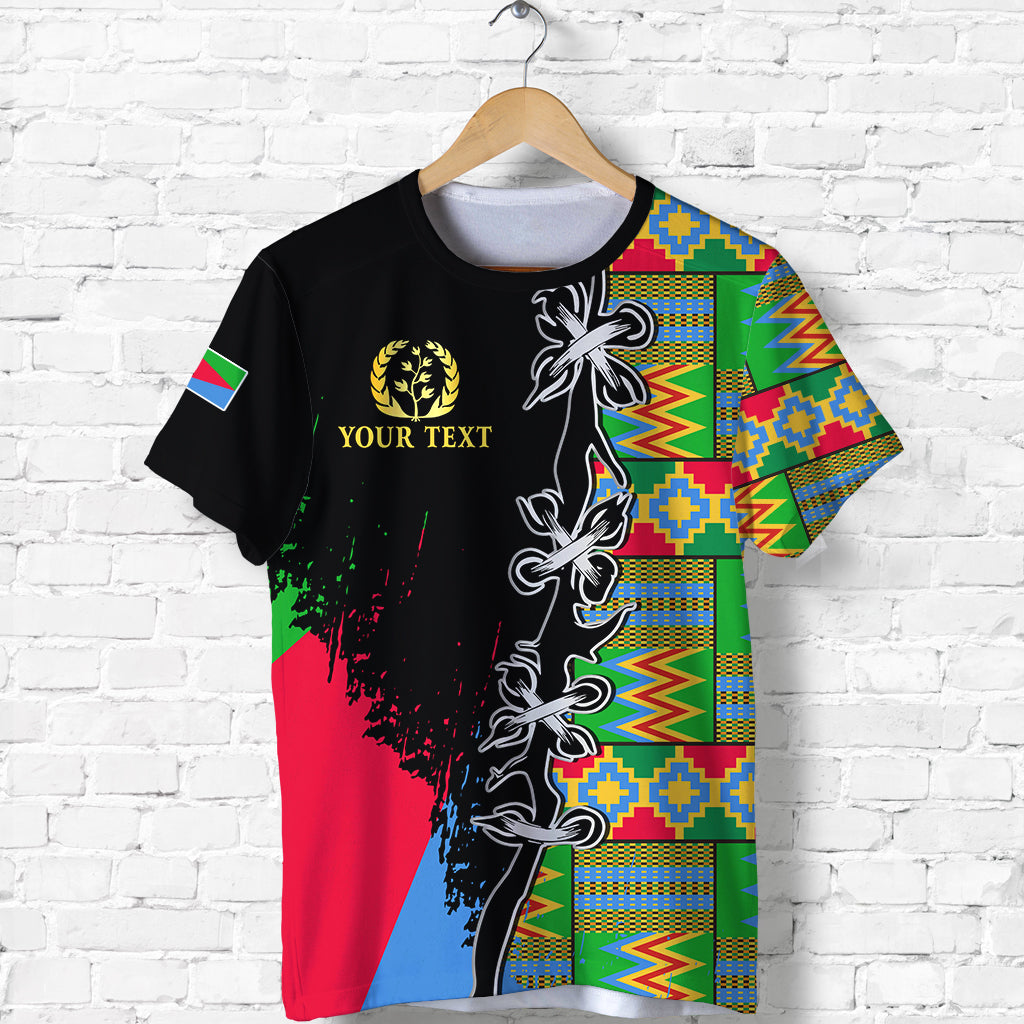 (Custom Personalised) Eritrea T Shirt Knot African Pattern LT13