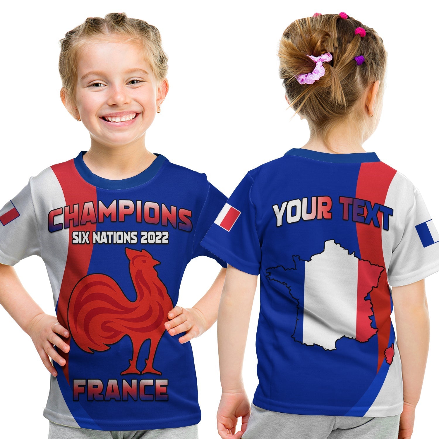 custom-personalised-france-rugby-t-shirt-kid-champions-six-nations-2022