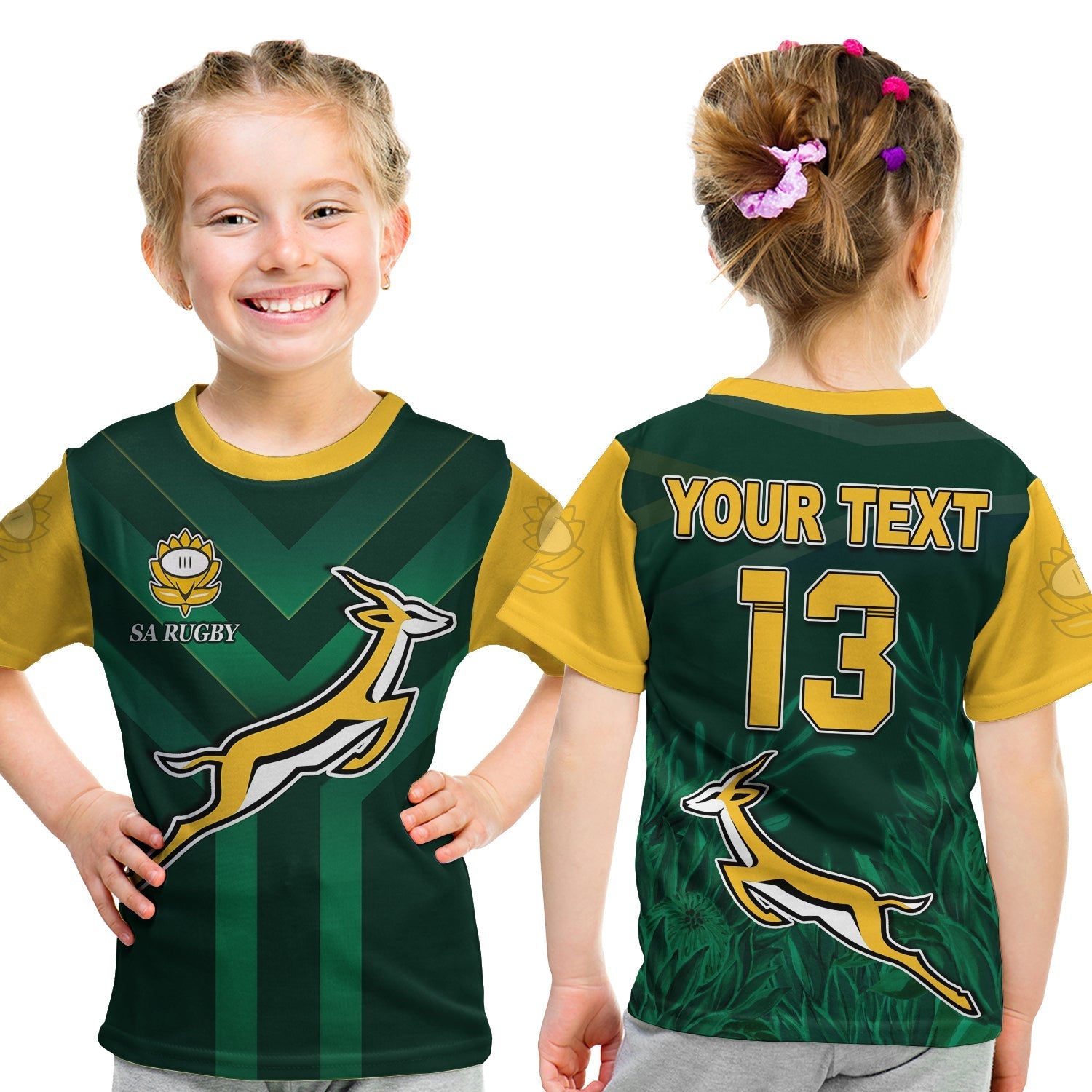 custom-text-and-number-south-africa-rugby-t-shirt-springboks-king-protea-go-bokke