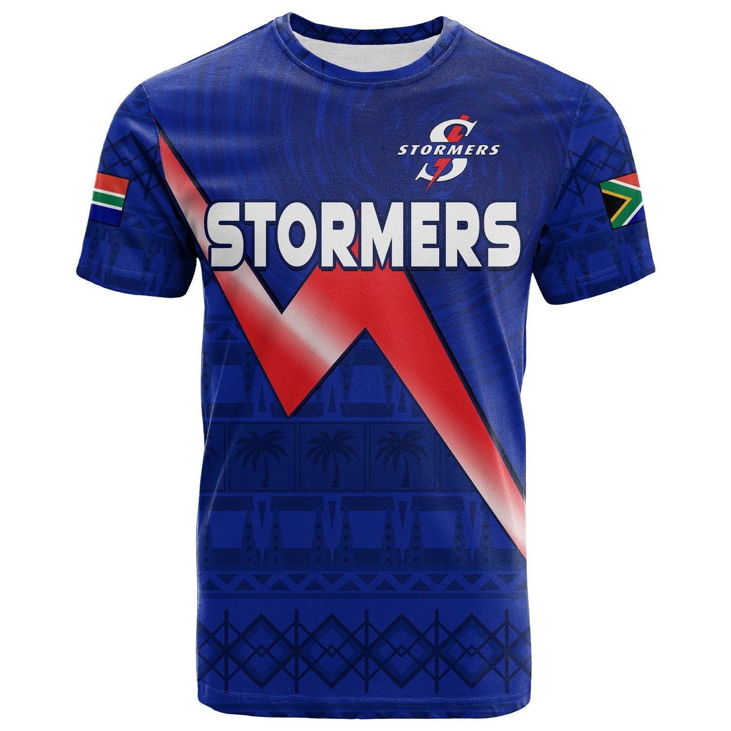 custom-text-and-number-stormers-south-africa-rugby-t-shirt-we-are-the-champions-urc-african-pattern