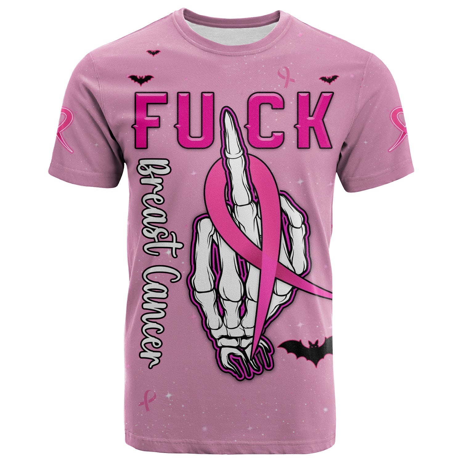 custom-personalised-breast-cancer-t-shirt-skull-finger-fuckkk-breast-cancer-pink-ver02