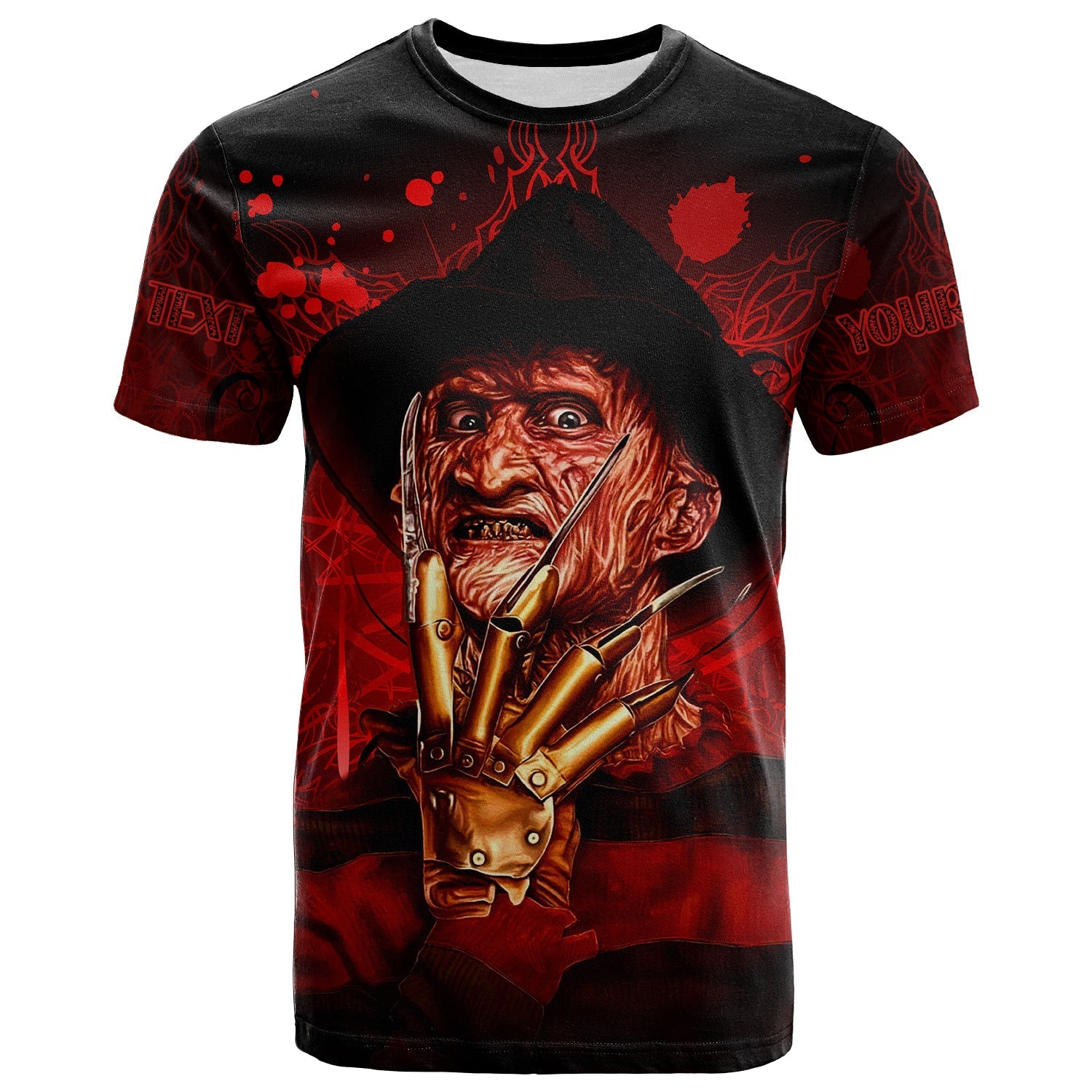 custom-personalised-happy-halloween-t-shirt-scare-freddy-back