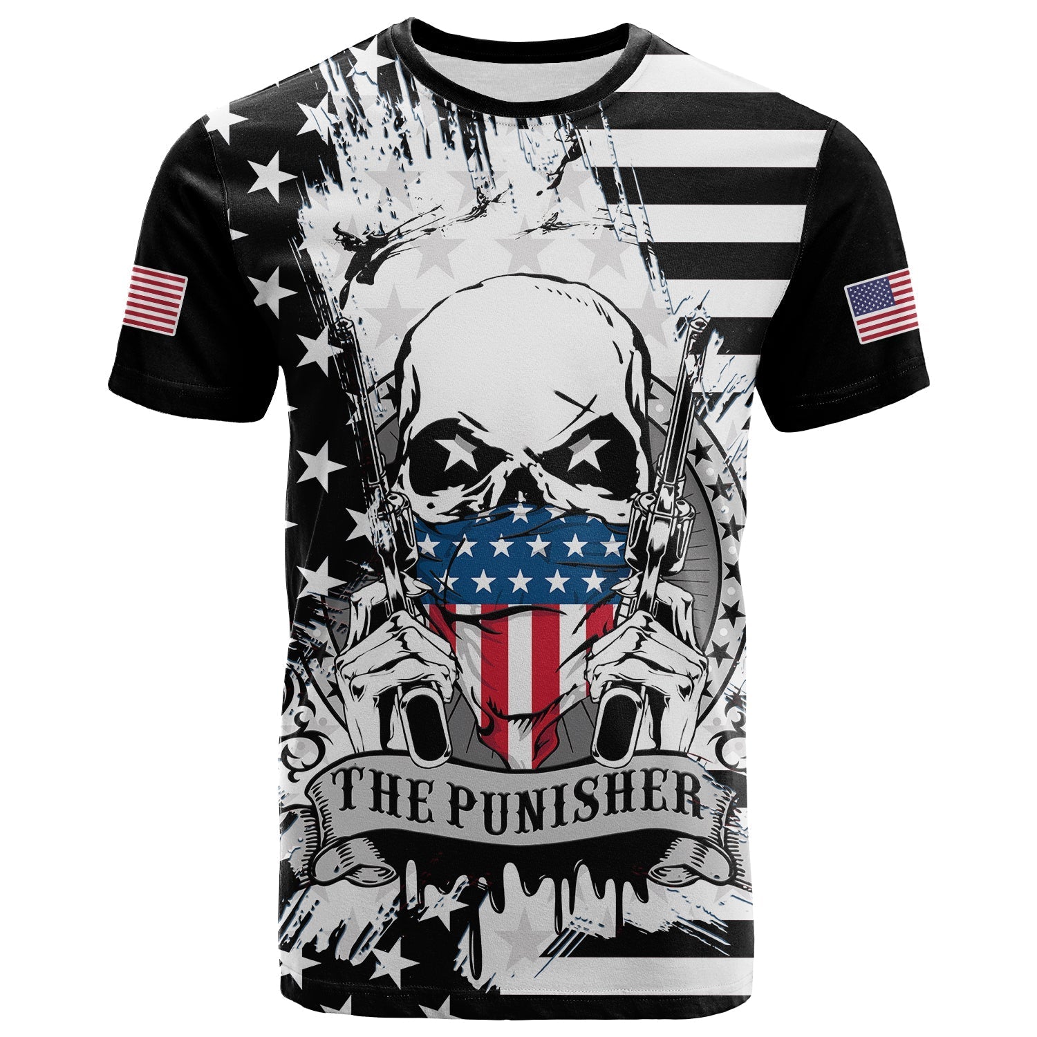 america-t-shirt-american-flag-punisher-skull-grunge-style