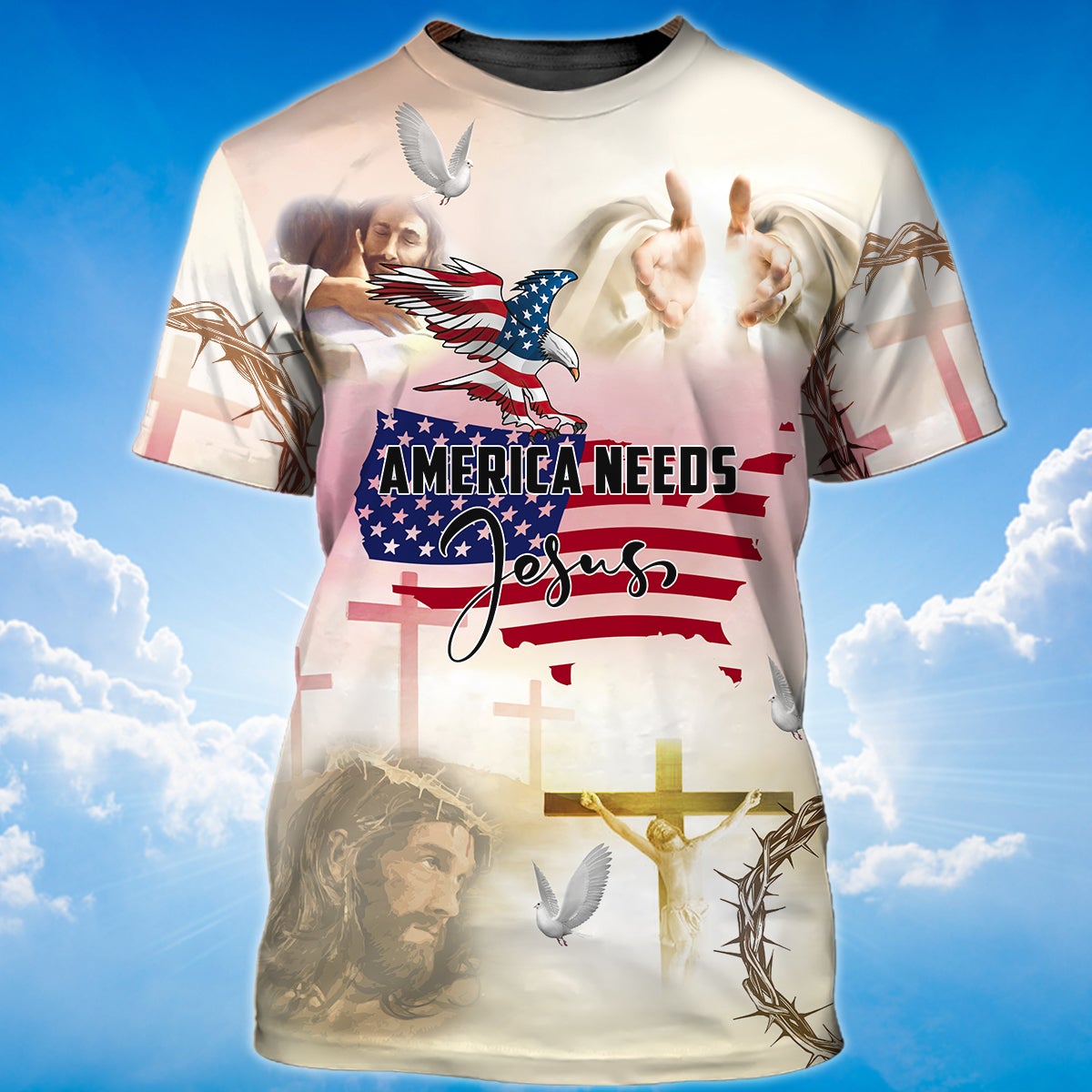 america-needs-jesus-t-shirt