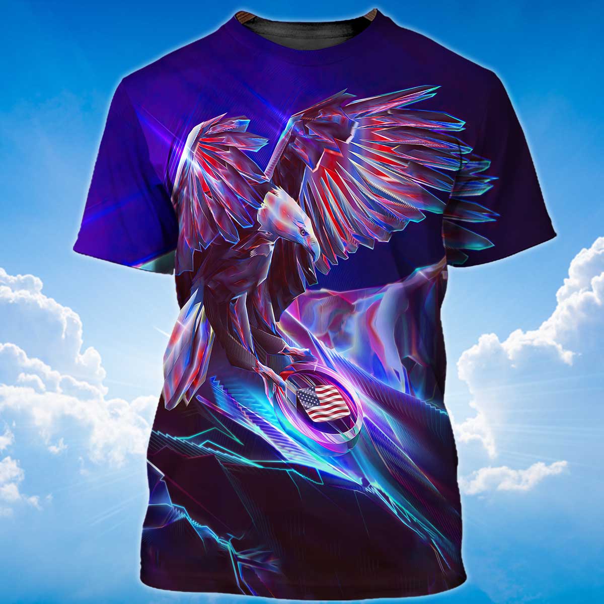 american-abstract-eagle-t-shirt