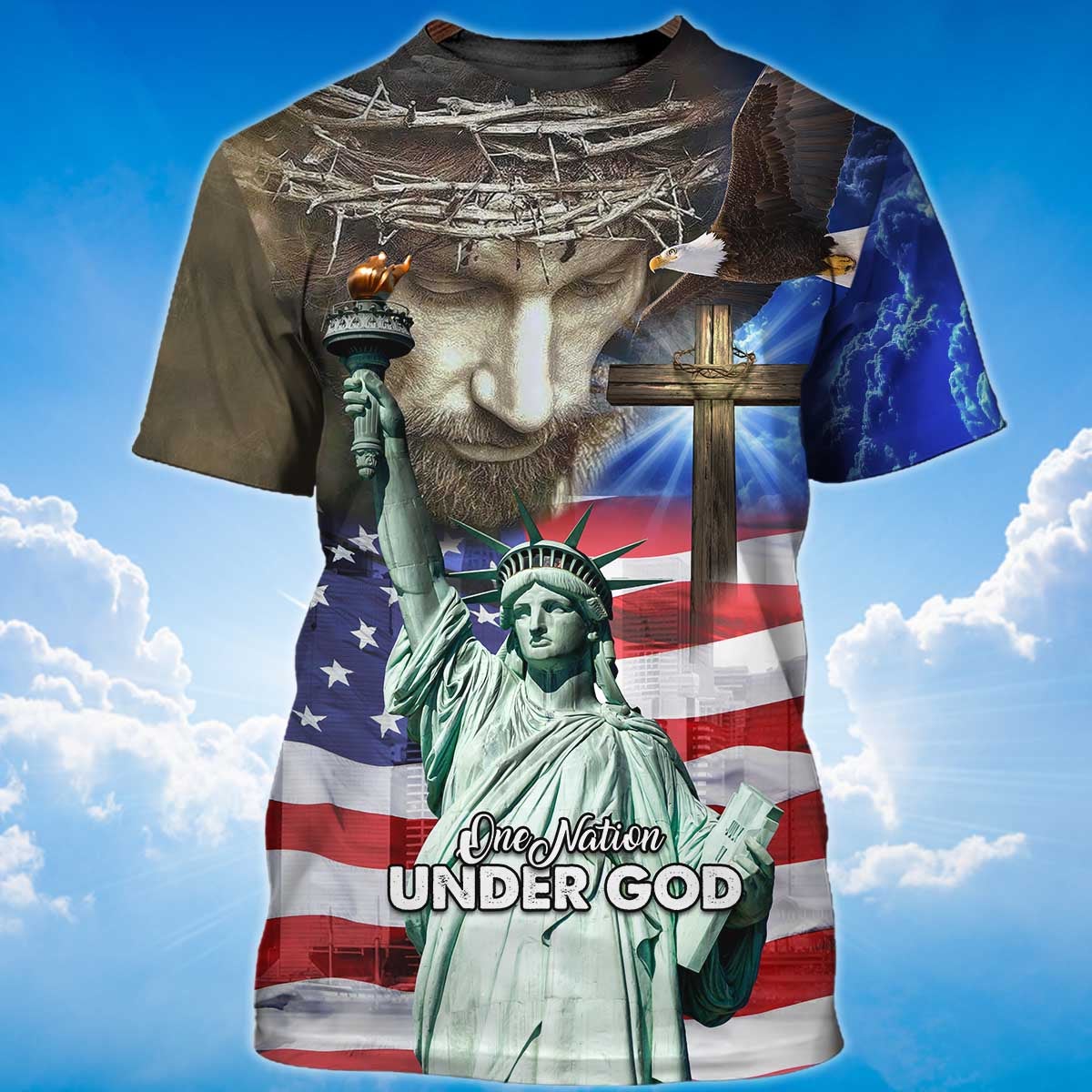 america-under-god-statue-of-liberty-t-shirt