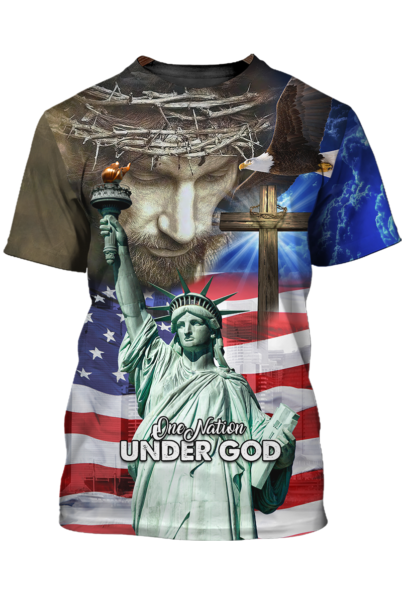 america-under-god-statue-of-liberty-t-shirt