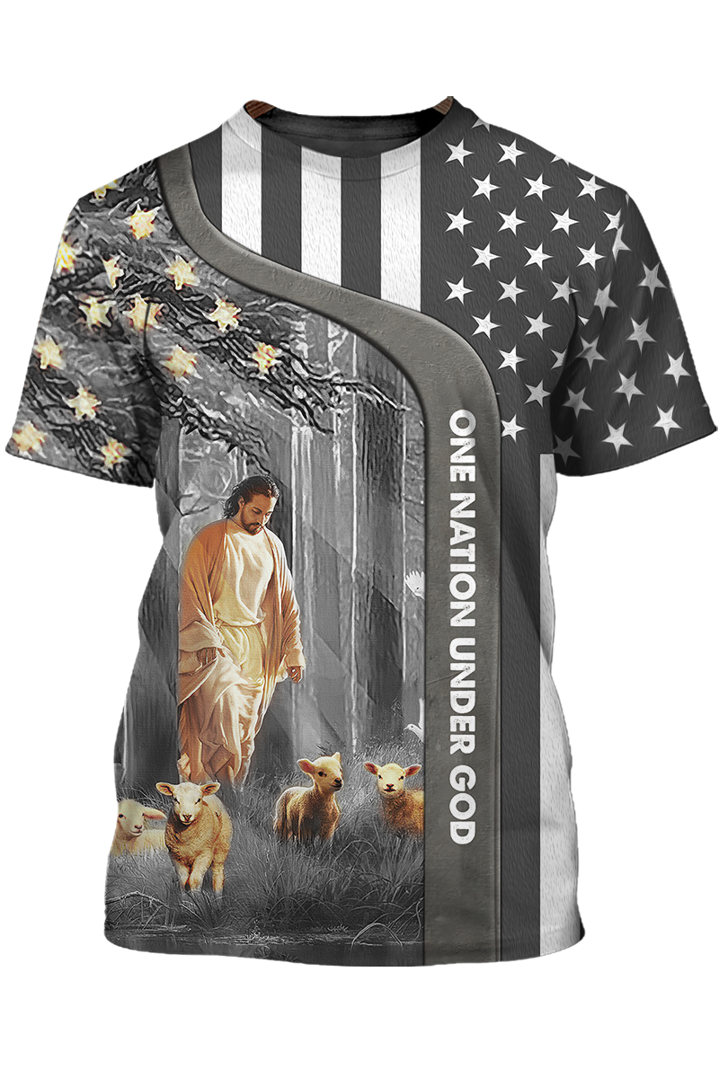 america-one-nation-under-god-t-shirt-jesus-and-lamb-t-shirt