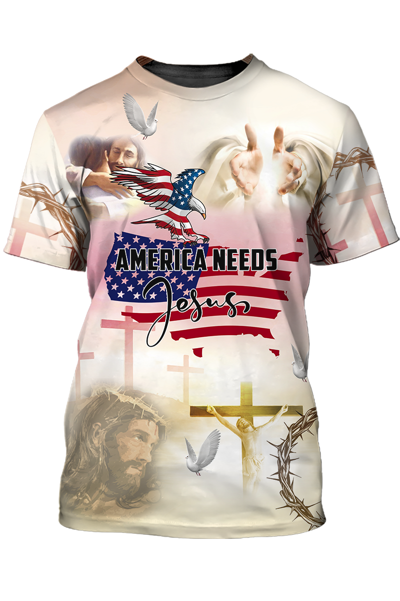 america-needs-jesus-t-shirt