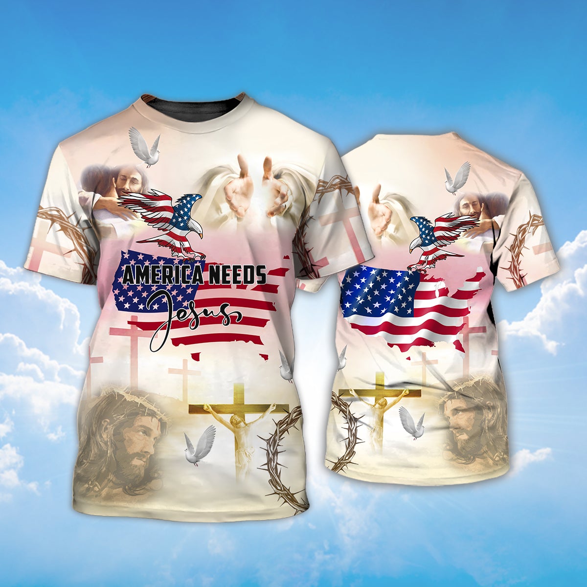 america-needs-jesus-t-shirt