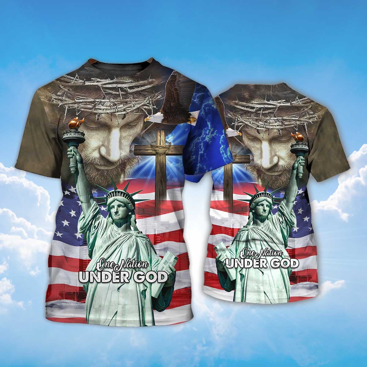 america-under-god-statue-of-liberty-t-shirt