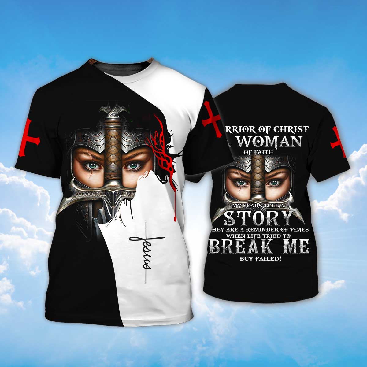 a-woman-of-faith-warrior-of-christ-t-shirt