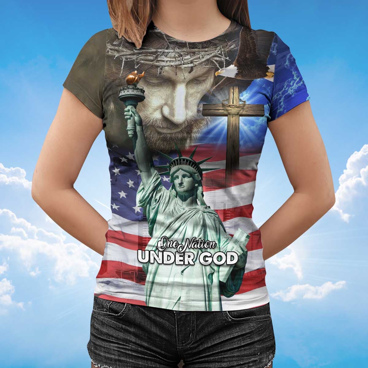 america-under-god-statue-of-liberty-t-shirt