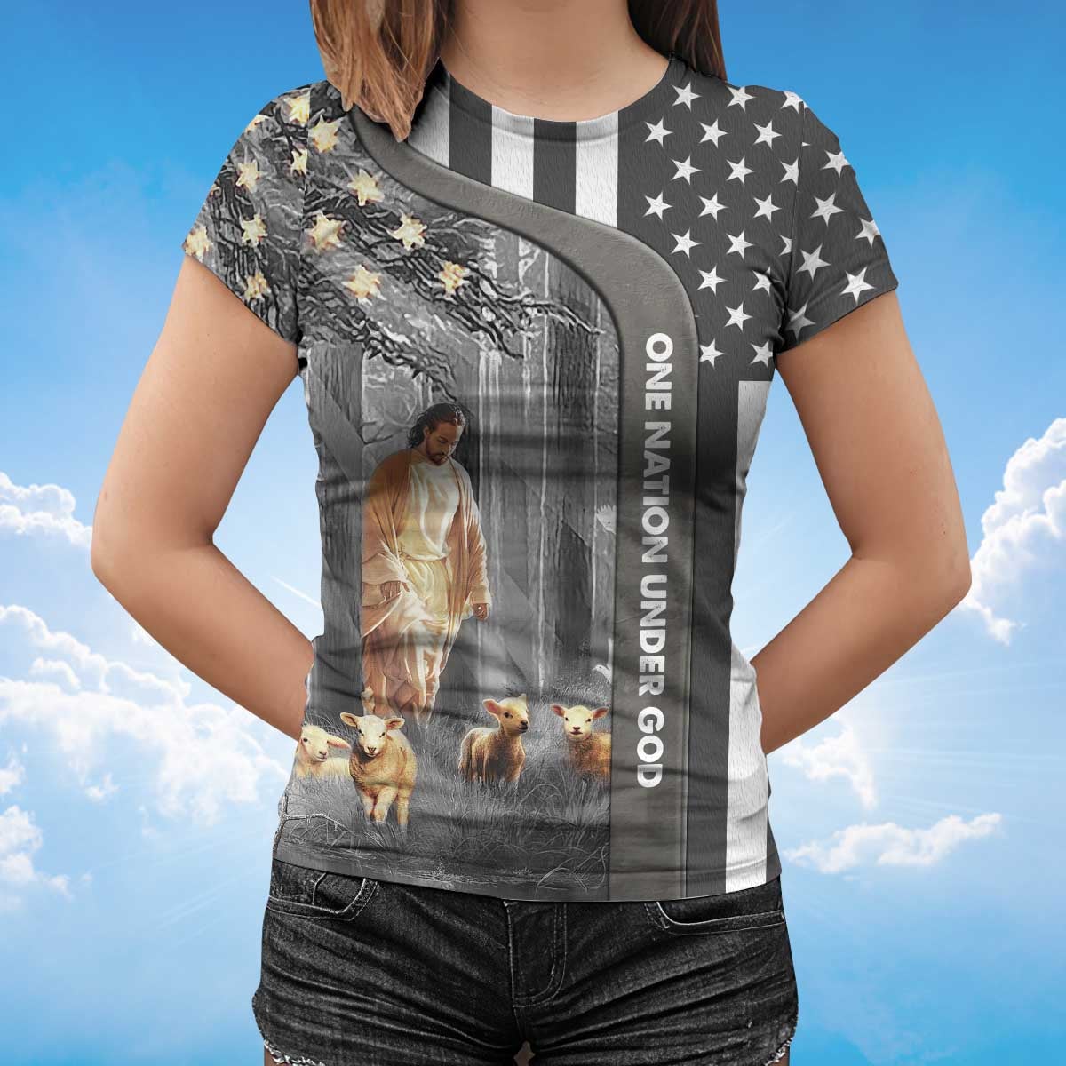 america-one-nation-under-god-t-shirt-jesus-and-lamb-t-shirt