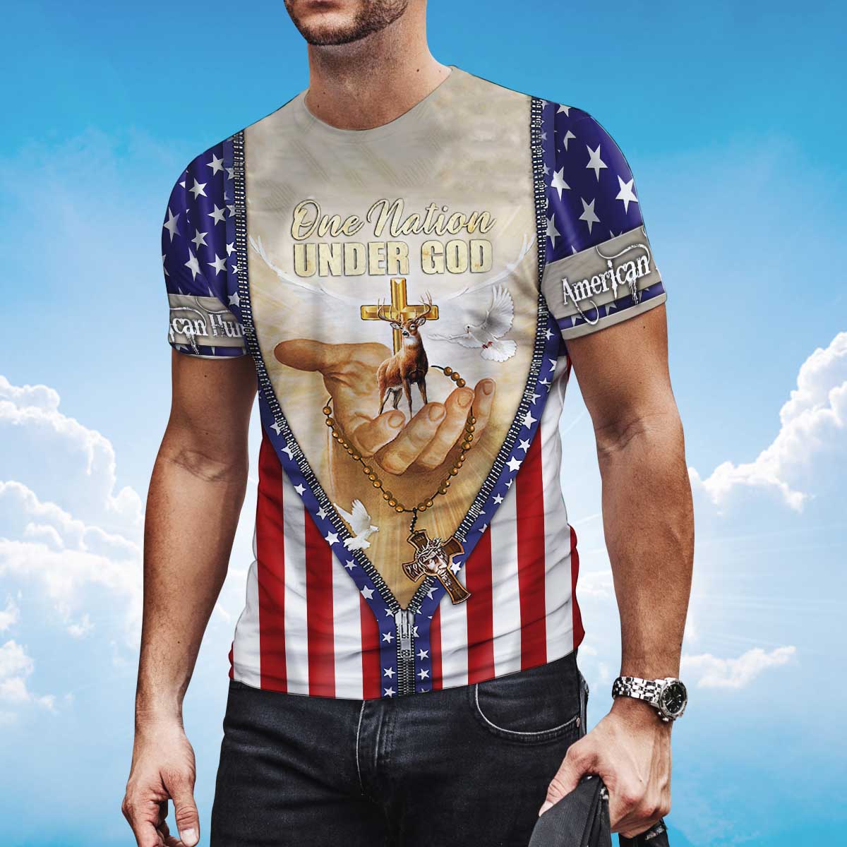 american-hunter-t-shirt-one-nation-under-god-t-shirt