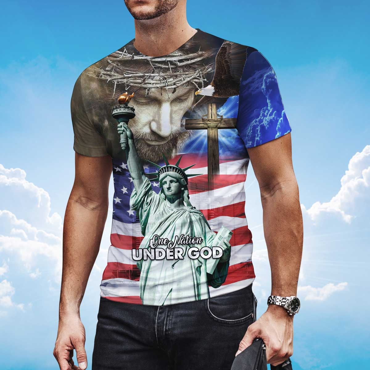 america-under-god-statue-of-liberty-t-shirt