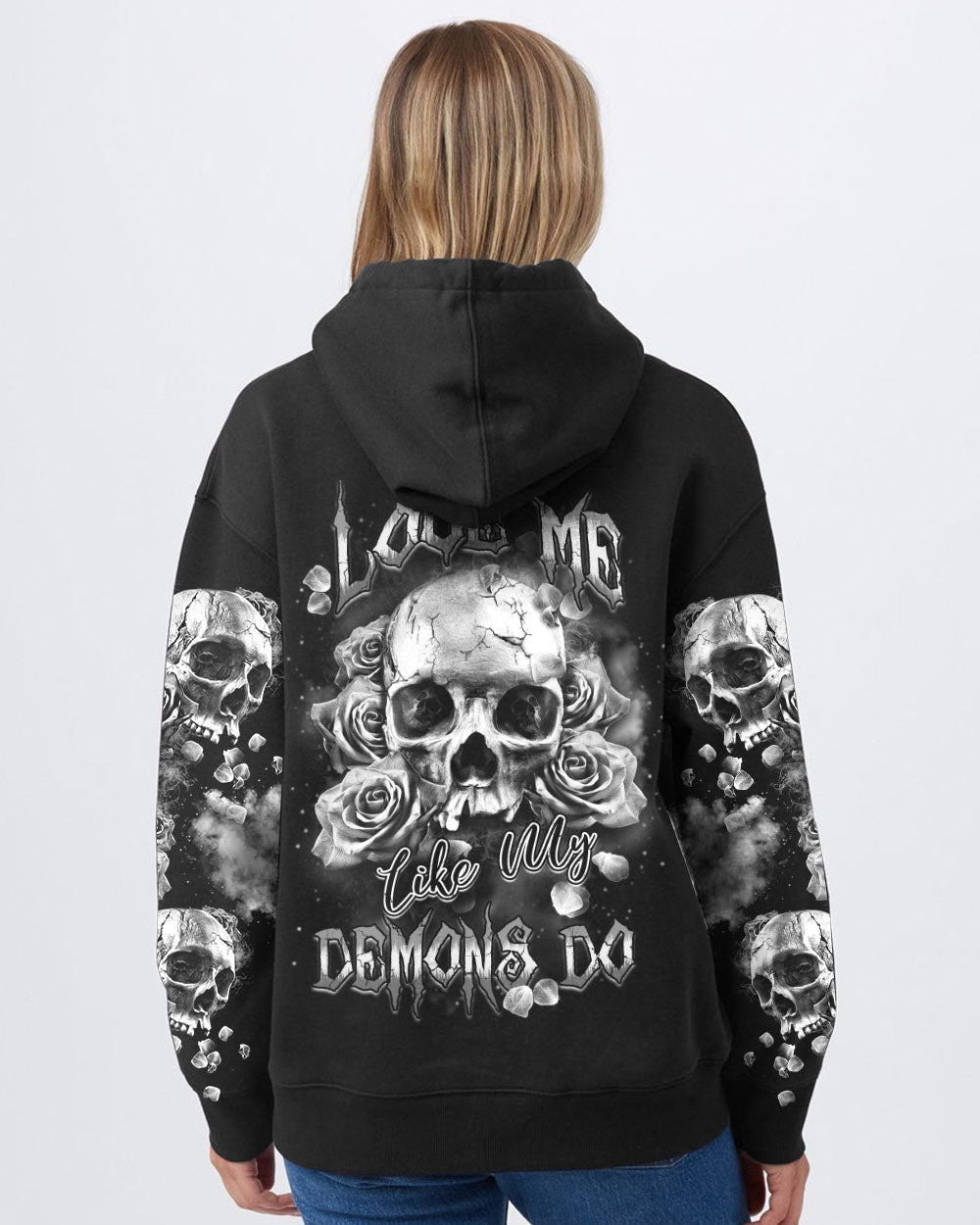 love-me-like-my-demons-do-black-and-white-rose-womens-skull-hoodie