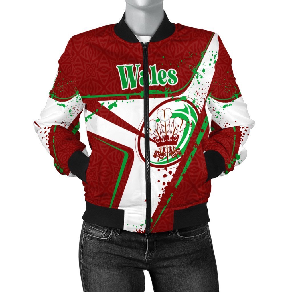 custom-text-wales-rugby-personalised-womens-bomber-jacket-welsh-rugby