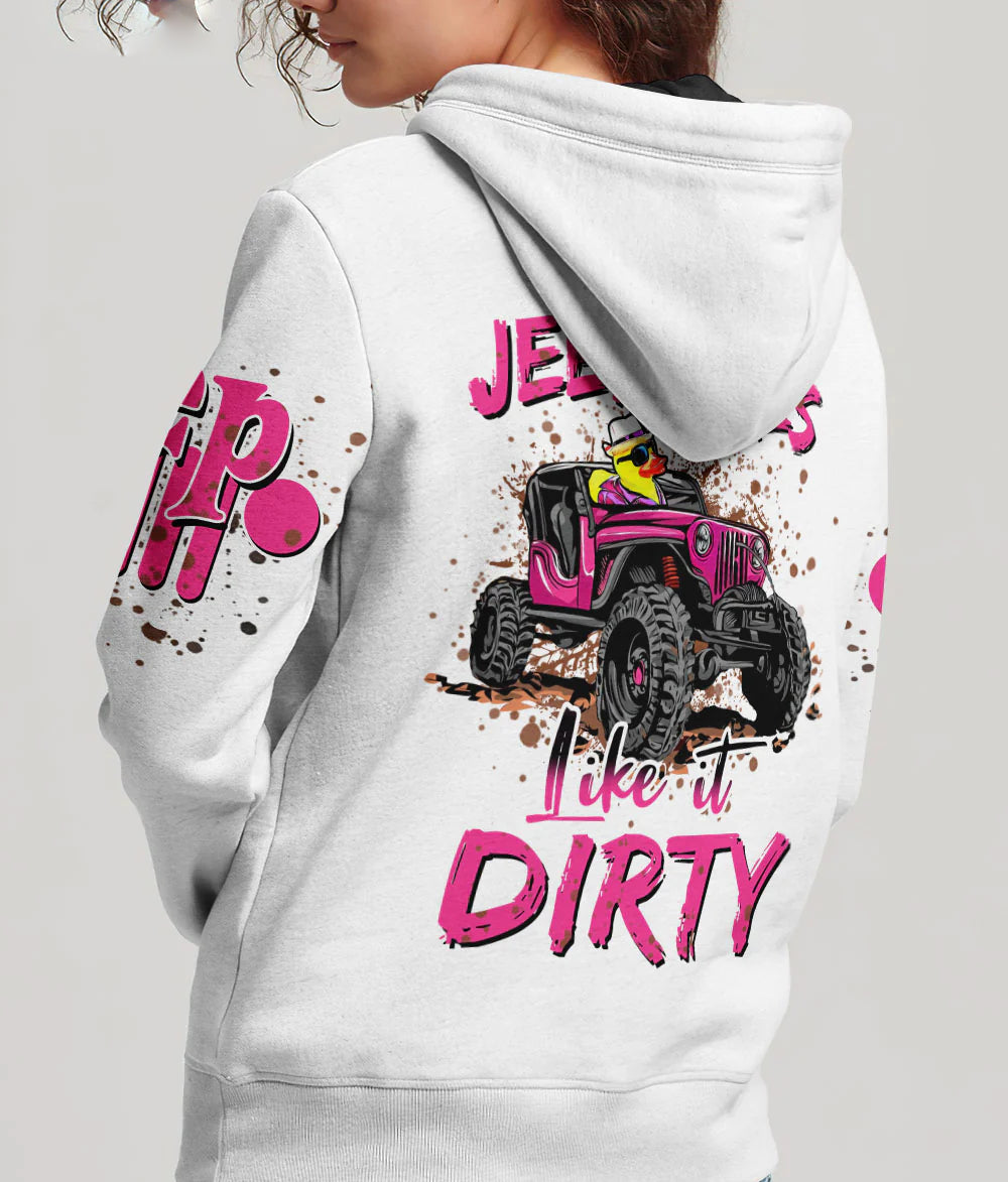 jeep-girls-like-it-dirty-duck-pink-hoodie