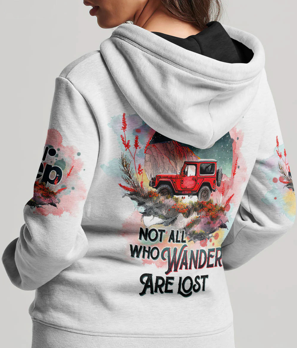 not-all-who-wander-are-lost-jeep-white-hoodie