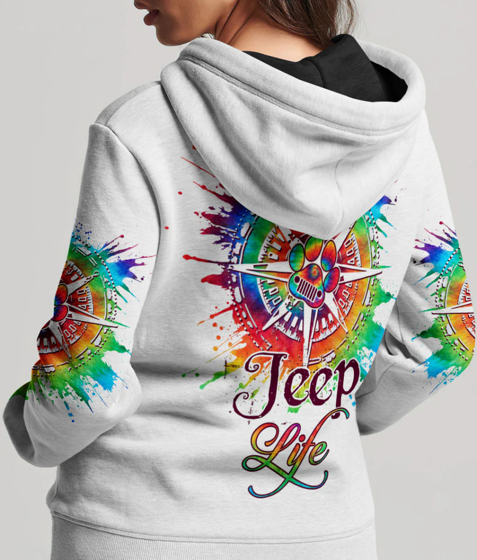 jeep-life-compass-colorful-hoodie