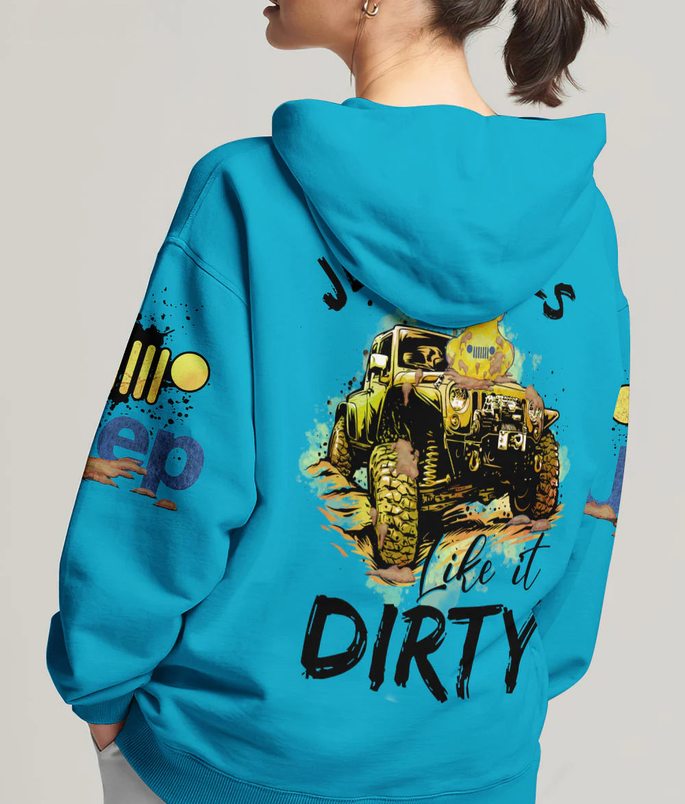 jeep-girls-like-it-dirty-duck-blue-hoodie