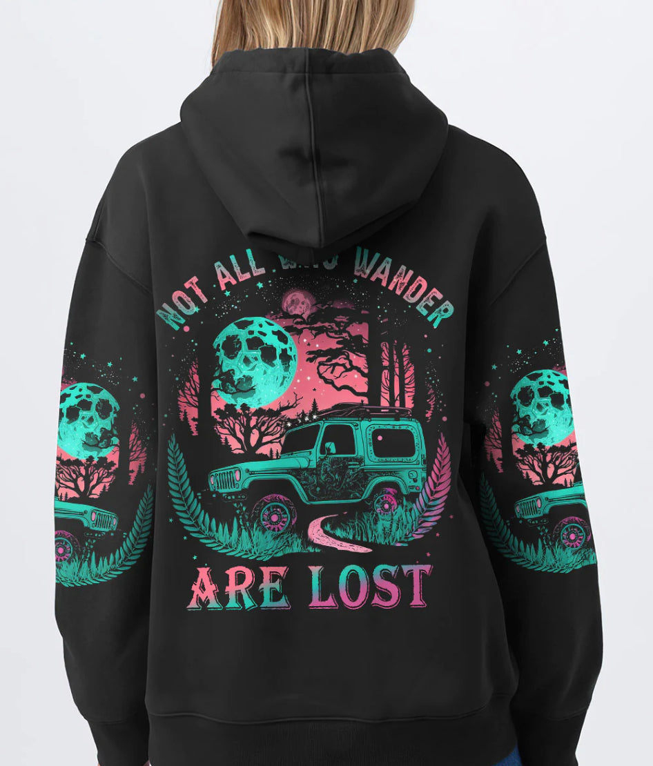 not-all-who-wander-are-lost-jeep-pink-moon-hoodie