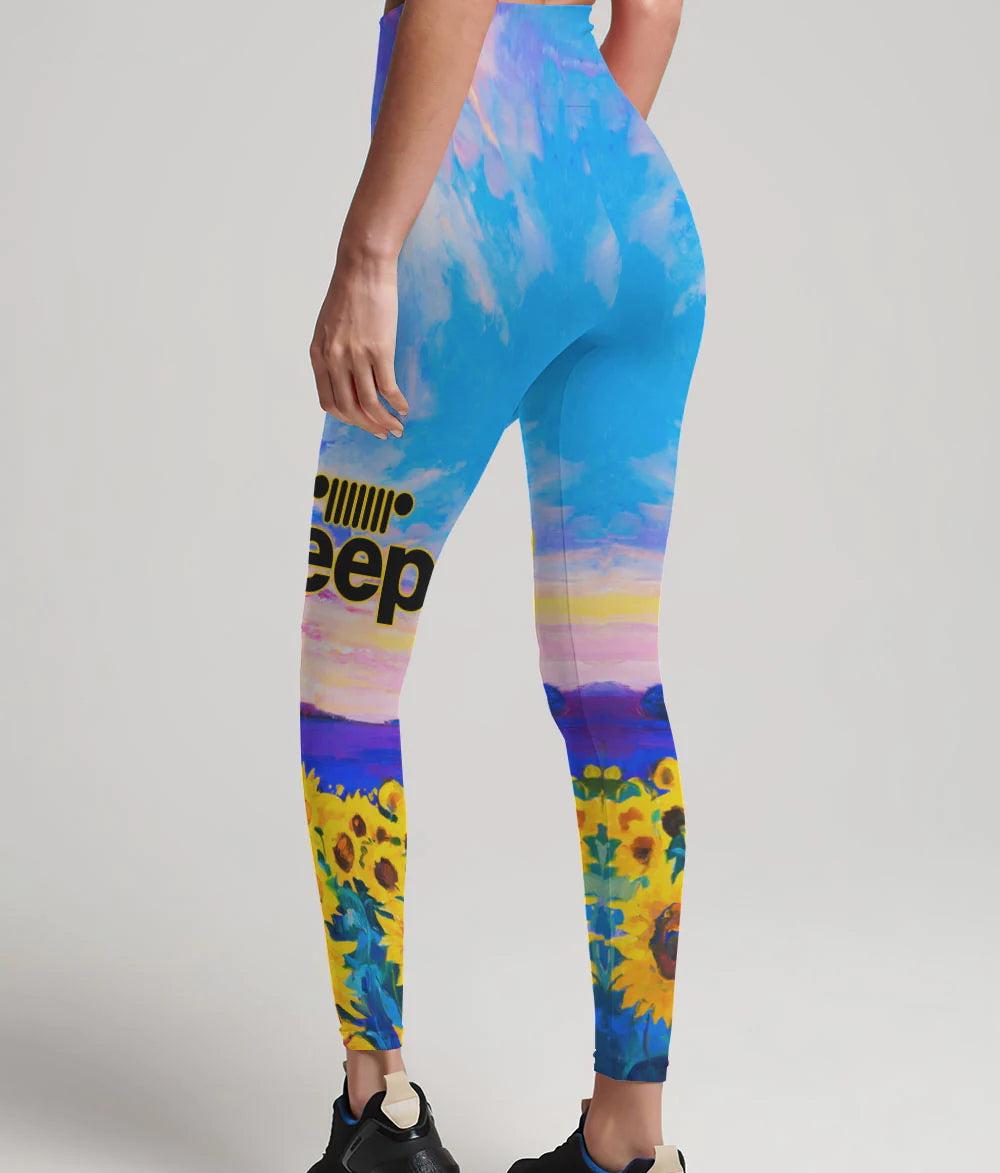 jeep-girls-are-sunshine-daisy-hurricane-watercolor-leggings