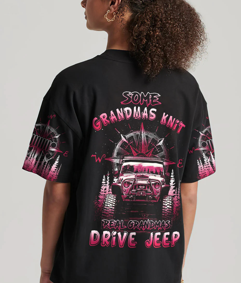 real-grandmas-drive-retro-jeep-pink-t-shirt