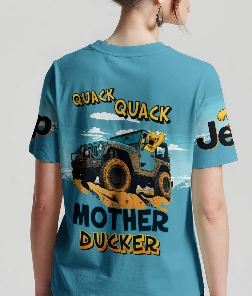 quack-quack-motherducker-jeep-t-shirt