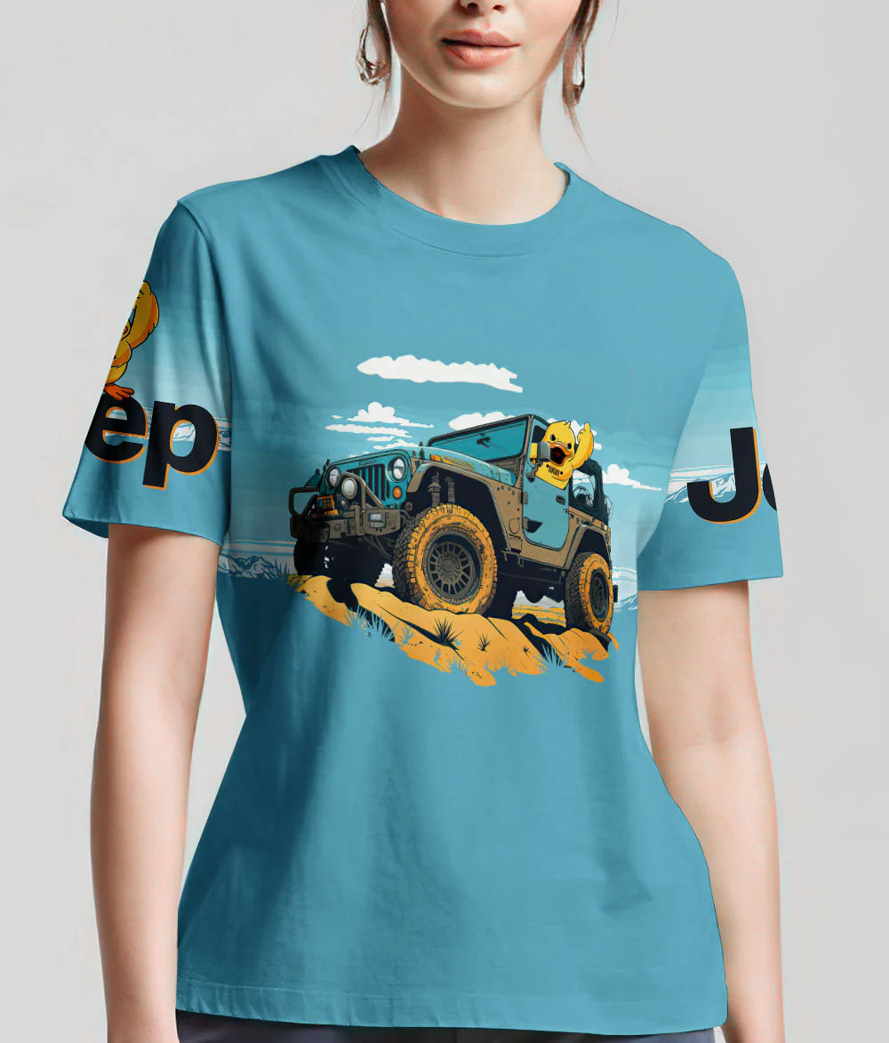 quack-quack-motherducker-jeep-t-shirt