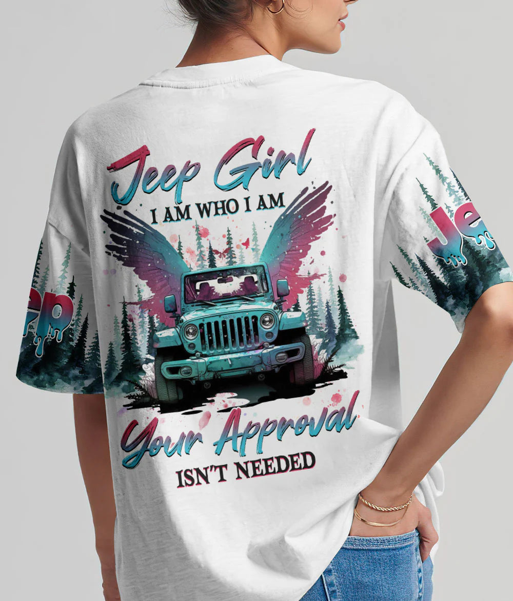 the-wing-jeep-girl-i-am-who-i-am-your-approval-isnt-needed-watercolor-t-shirt