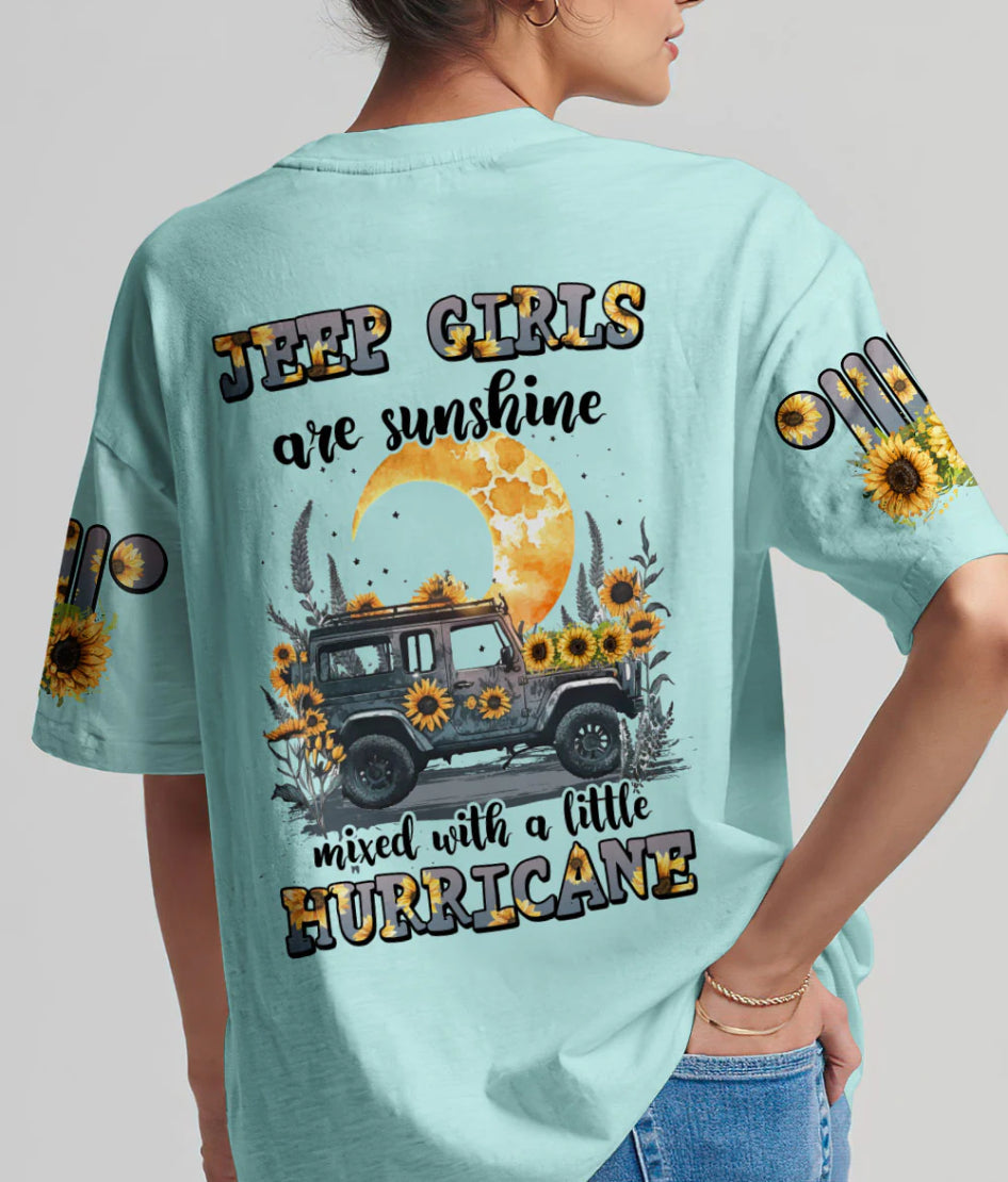 jeep-girls-are-sunshine-hurricane-t-shirt