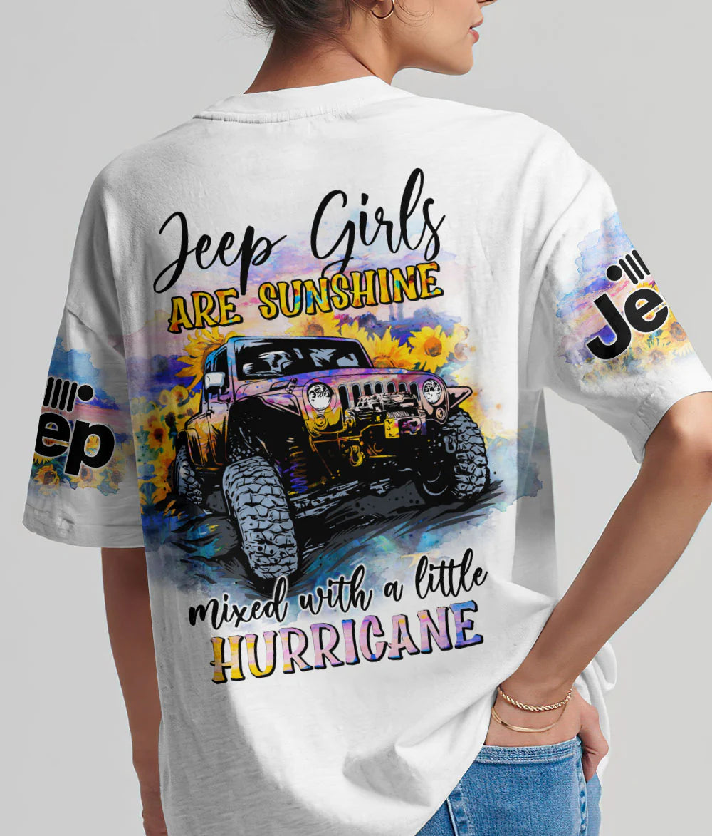 jeep-girls-are-sunshine-daisy-hurricane-watercolor-t-shirt