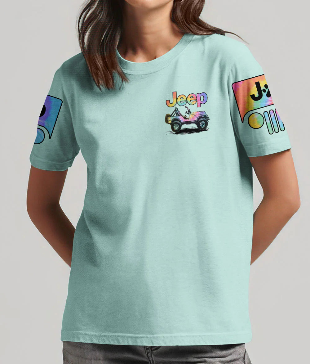 just-a-girl-who-loves-jeeps-and-dogs-colorful-mint-t-shirt