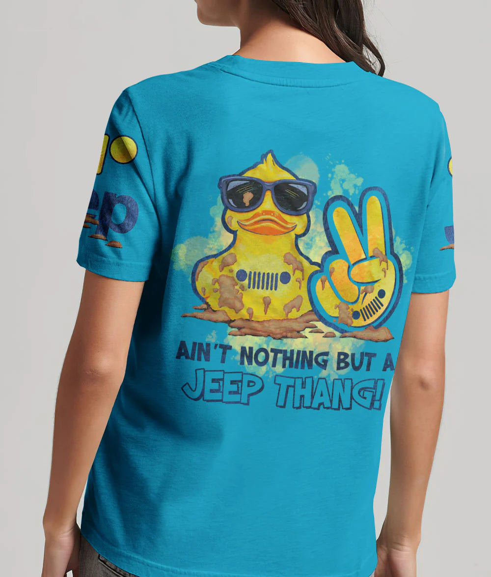 aint-nothing-but-a-jeep-thang-duck-t-shirt