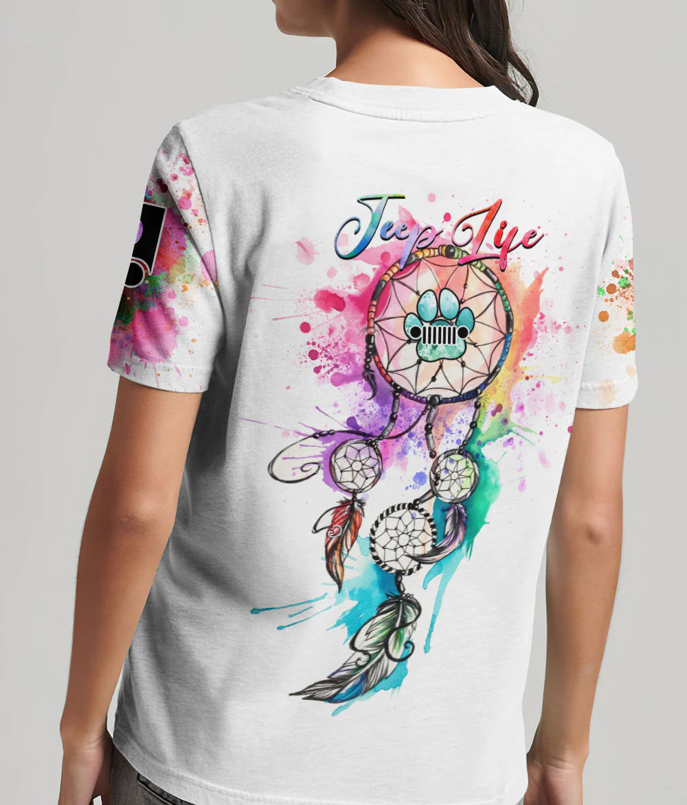 jeep-life-dog-dreamcatcher-t-shirt