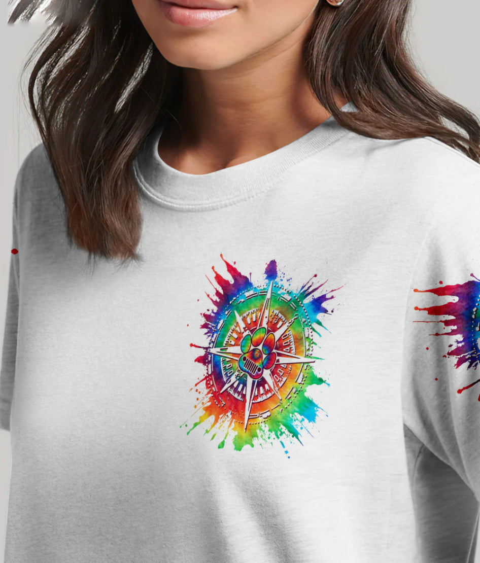 jeep-life-compass-colorful-t-shirt