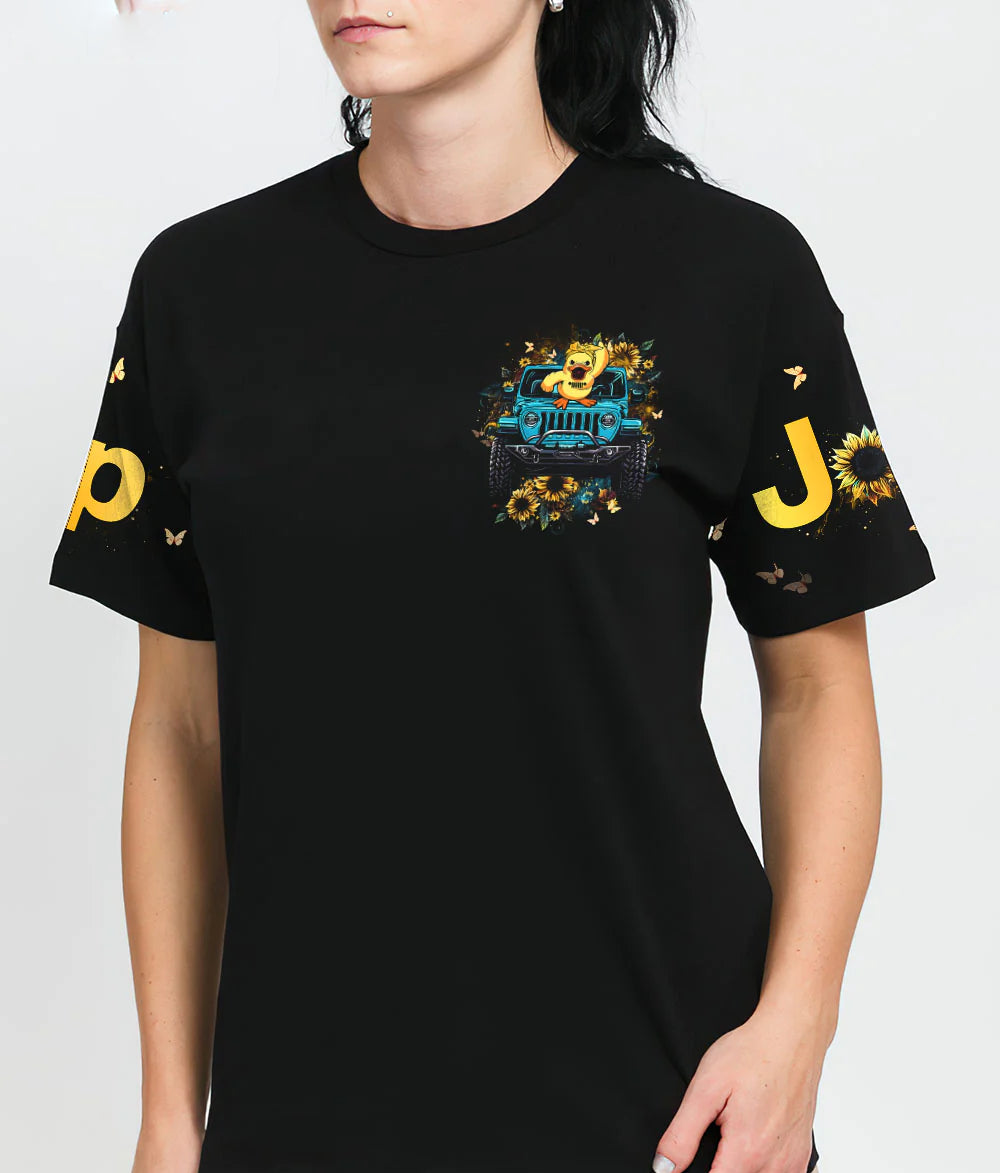 jeep-girl-i-am-who-i-am-funny-duck-jeep-t-shirt